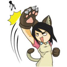 Nikki the Neko Girl sticker #10687522