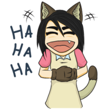 Nikki the Neko Girl sticker #10687524