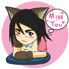 Nikki the Neko Girl sticker #10687526