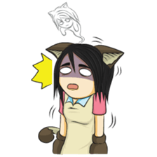 Nikki the Neko Girl sticker #10687529