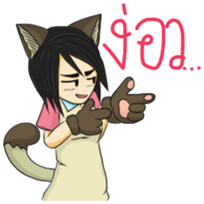 Nikki the Neko Girl sticker #10687537