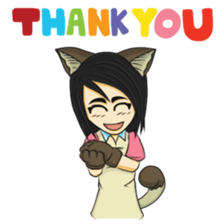 Nikki the Neko Girl sticker #10687539