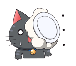 Surprised cat sticker #10688701