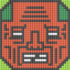 8-bit pixel Tomato family sticker #10689602