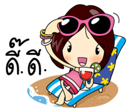 Crazy Office Girl sticker #10690893