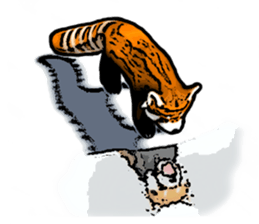 Daily life of the lesser panda sticker #10691348