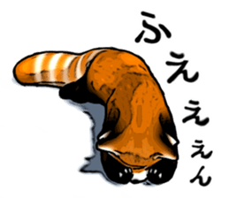 Daily life of the lesser panda sticker #10691355