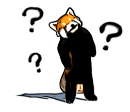 Daily life of the lesser panda sticker #10691374