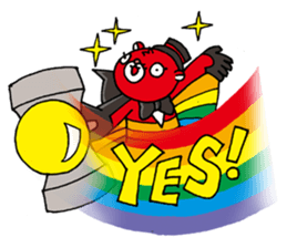 Tobe's Rainbow Pride sticker #10691386