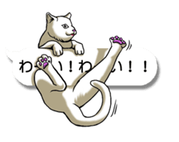 Cats love balloon 4 sticker #10691840