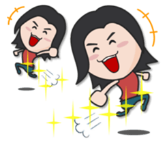 Very powerful woman sticker #10692349