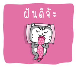 Crazy Cat & Fat Rabbit by Happi studio 2 sticker #10692421