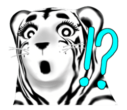 New version : Female Tiger Cub, Torako sticker #10692435