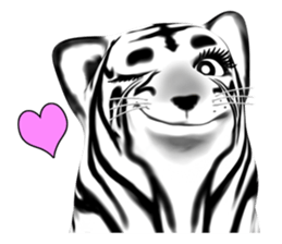 New version : Female Tiger Cub, Torako sticker #10692440