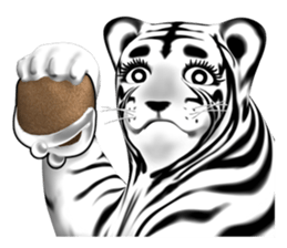 New version : Female Tiger Cub, Torako sticker #10692447