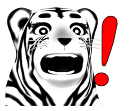 New version : Female Tiger Cub, Torako sticker #10692458
