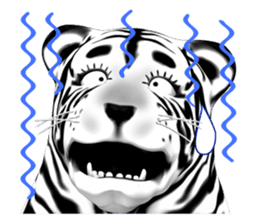 New version : Female Tiger Cub, Torako sticker #10692459
