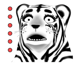 New version : Female Tiger Cub, Torako sticker #10692461