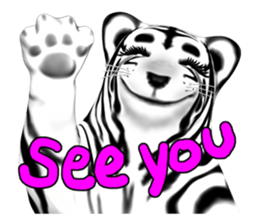 New version : Female Tiger Cub, Torako sticker #10692463