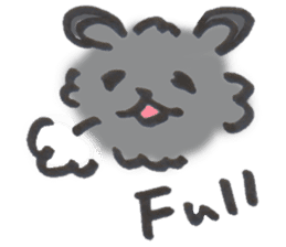 Black Pomeranian "ToraKichi"(om nom nom) sticker #10692466