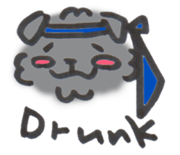 Black Pomeranian "ToraKichi"(om nom nom) sticker #10692467