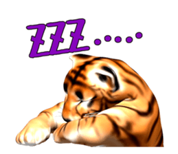 New version : Male Tiger Cub, Torakichi sticker #10692550