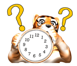 New version : Male Tiger Cub, Torakichi sticker #10692565