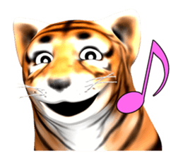 New version : Male Tiger Cub, Torakichi sticker #10692570