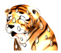 New version : Male Tiger Cub, Torakichi sticker #10692574