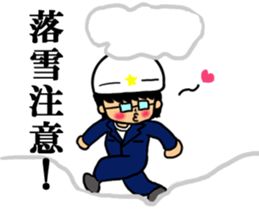 Safety first.Working man sticker #10693498