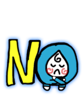 cheek is around sticker #10693587