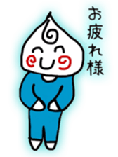 cheek is around sticker #10693596