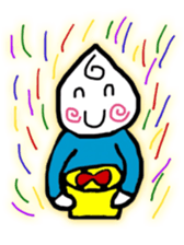 cheek is around sticker #10693620