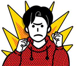 An emoticon boy friend! sticker #10694025