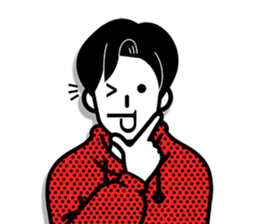 An emoticon boy friend! sticker #10694032