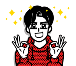 An emoticon boy friend! sticker #10694036