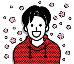 An emoticon boy friend! sticker #10694038