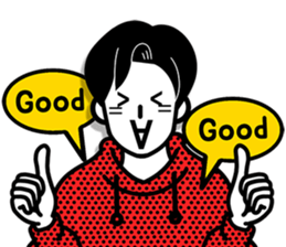 An emoticon boy friend! sticker #10694042