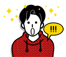An emoticon boy friend! sticker #10694052