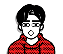 An emoticon boy friend! sticker #10694053