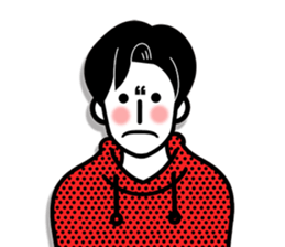 An emoticon boy friend! sticker #10694058