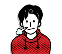 An emoticon boy friend! sticker #10694062