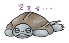 Japanese Turtle Kame-chan sticker #10694166