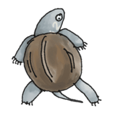 Japanese Turtle Kame-chan sticker #10694173