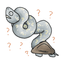 Japanese Turtle Kame-chan sticker #10694182