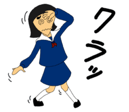 Daily words that girl students use PART2 sticker #10694555