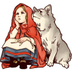 Little Red Hood of the antique