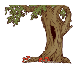 Little Red Hood of the antique sticker #10694658