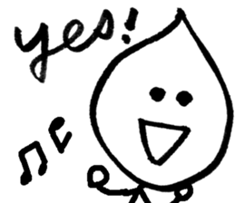 chobichan001(monochrome) sticker #10694914