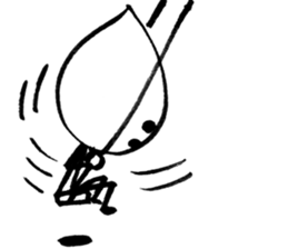 chobichan001(monochrome) sticker #10694920